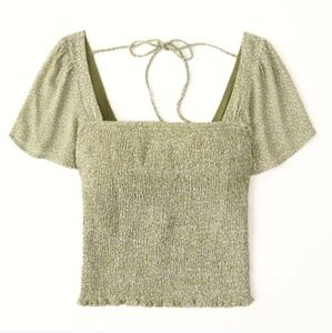 Abercrombie Flutter Sleeve Top